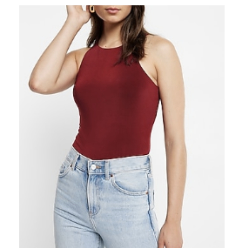 Express | NWT Body Contour Ruby Bodysuit